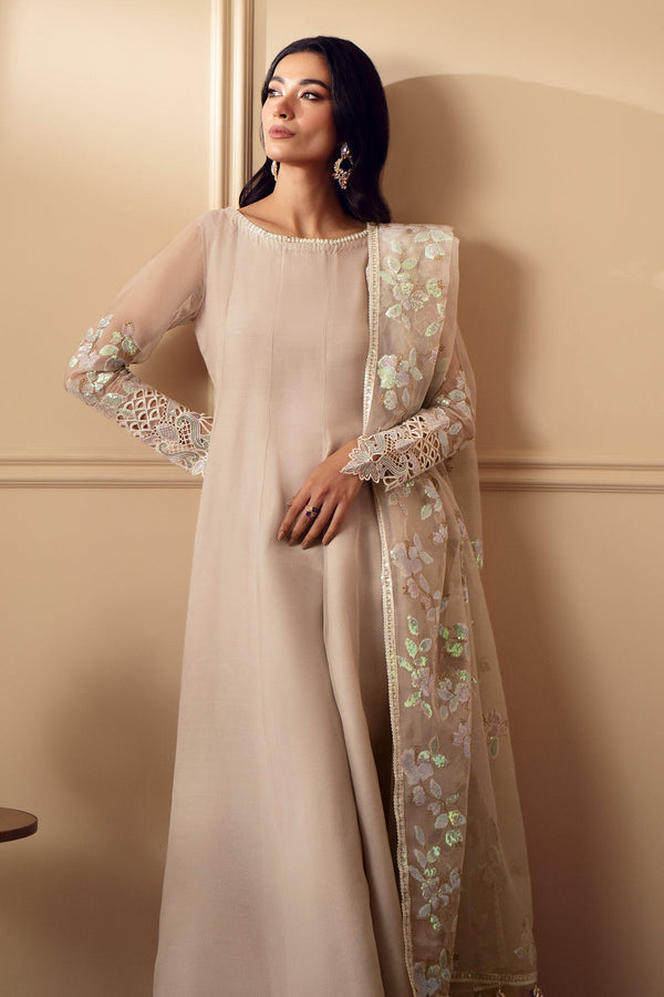 Baroque | Luxury Pret 25 | EMBROIDERED CHIFFON PR-893 - Pakistani Designer Dress - by Baroque - Type : Ladies Clothes - 100% Original at Saira Sultan