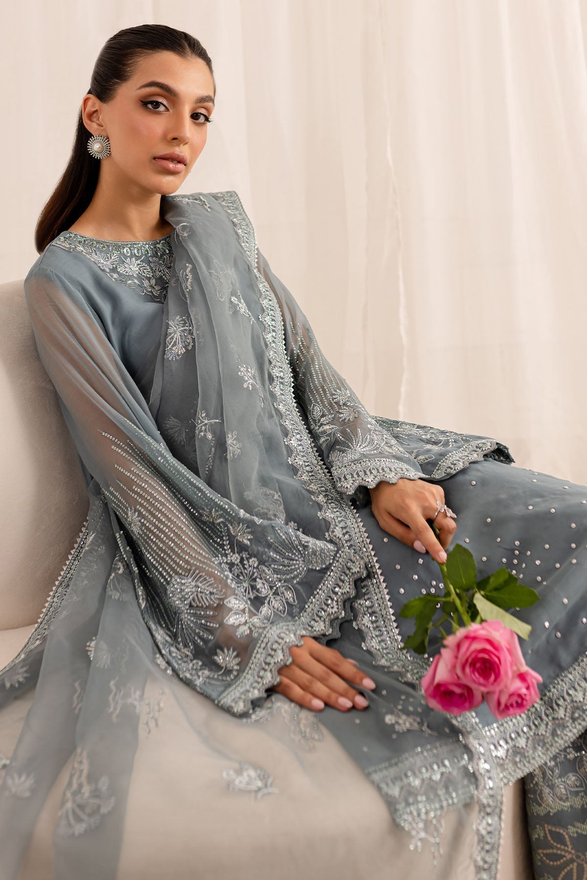 Nureh | Fancy Formals | NP-521 - Pakistani Designer Dress - by Nureh | Type: Formal - 100% Original at Saira Sultan