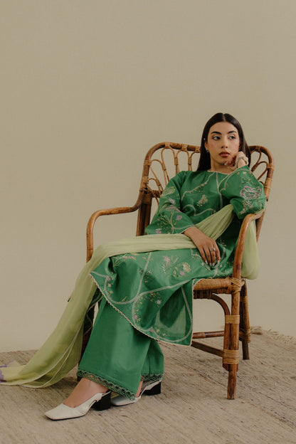 Zara Shahjahan | Coco Lawn 25 | Tara-8B Custom Size Green Lawn