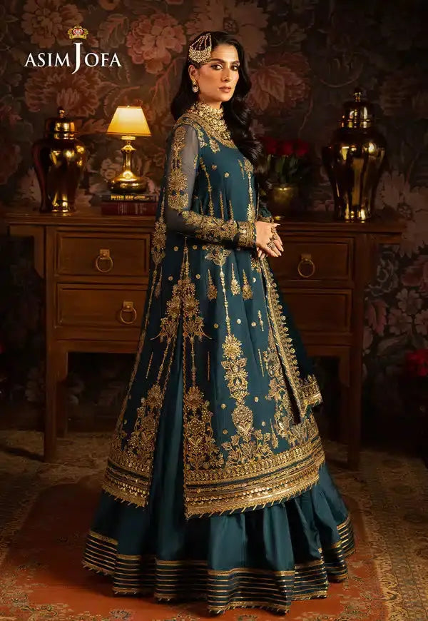 Asim Jofa | Makhmal Wedding Velvet 23 | AJMM-07 - Pakistani Designer Dress - by Asim Jofa | Type: Bridal - 100% Original at Saira Sultan