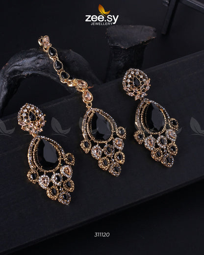 Dangle Earrings Black