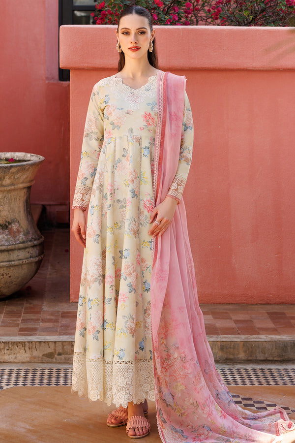 Farasha | Printed Essentials | Meadow Blush XS Ivory Lawn