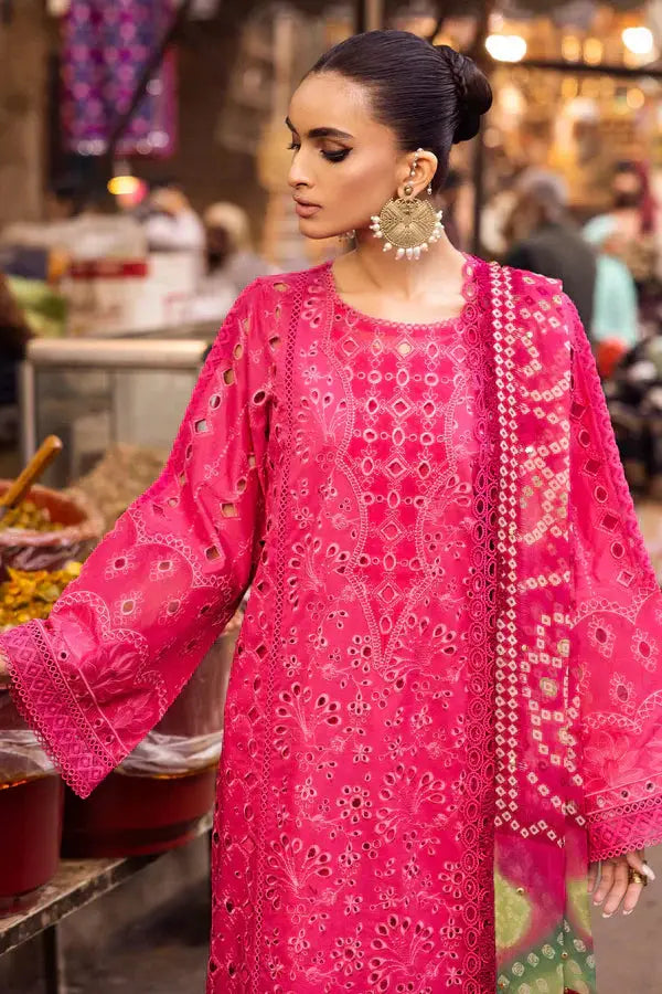 Nureh | Bazaar Lawn | NS-128 - Pakistani Designer Dress - by Nureh | Type: Luxury - 100% Original at Saira Sultan
