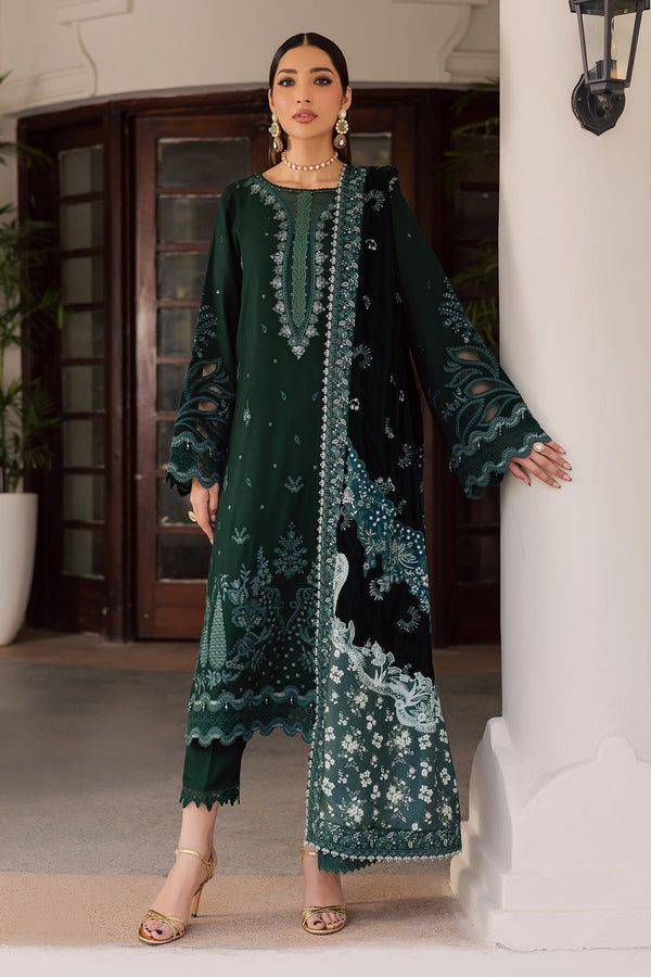 Nureh | Exclusive Leather Peach | NE-199 by Nureh - Designer Dress  - Type : Ladies Clothes - Available at Saira Sultan - 100% Original 