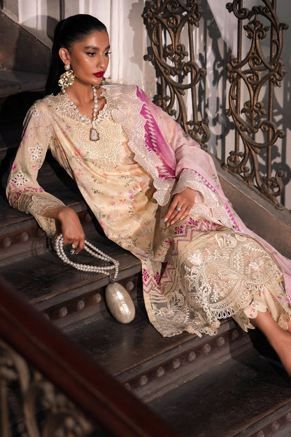 Nureh | Glam Girl Lawn | GL-14 XL Pale Peach Lawn
