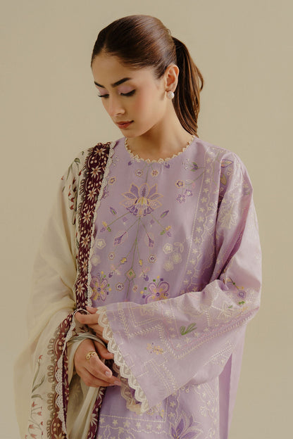 Zara Shahjahan | Coco Lawn 25 | Nyssa-10B L Soft Lilac Lawn