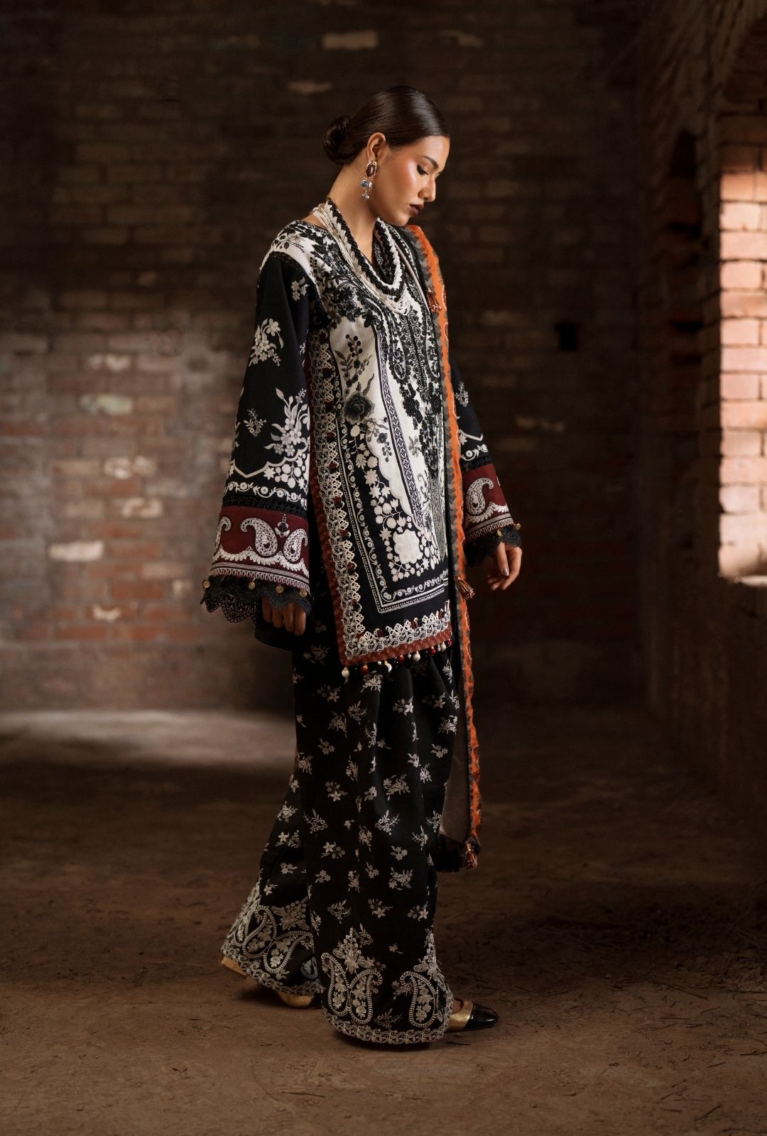 AJR Couture | Sard Sham | Makhmal by AJR Couture - Designer Dress - Type : Ladies Clothes - Available at Saira Sultan - 100% Original 