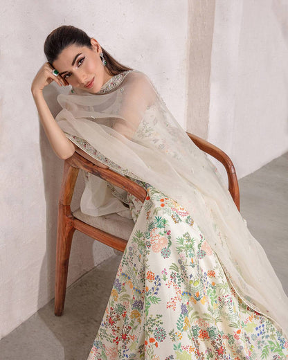 Faiza Saqlain | Lenora Luxury Pret | Floretta - Pakistani Designer Dress - by Faiza Saqlain | Type: Formal - 100% Original at Saira Sultan