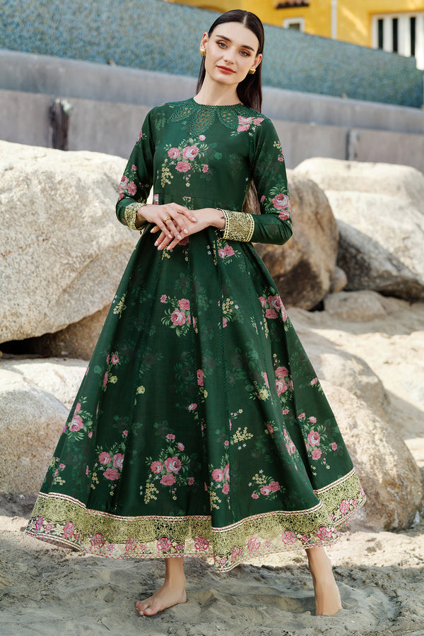 Farasha | Printed Essentials | Mystic Pine L Dark Green Lawn