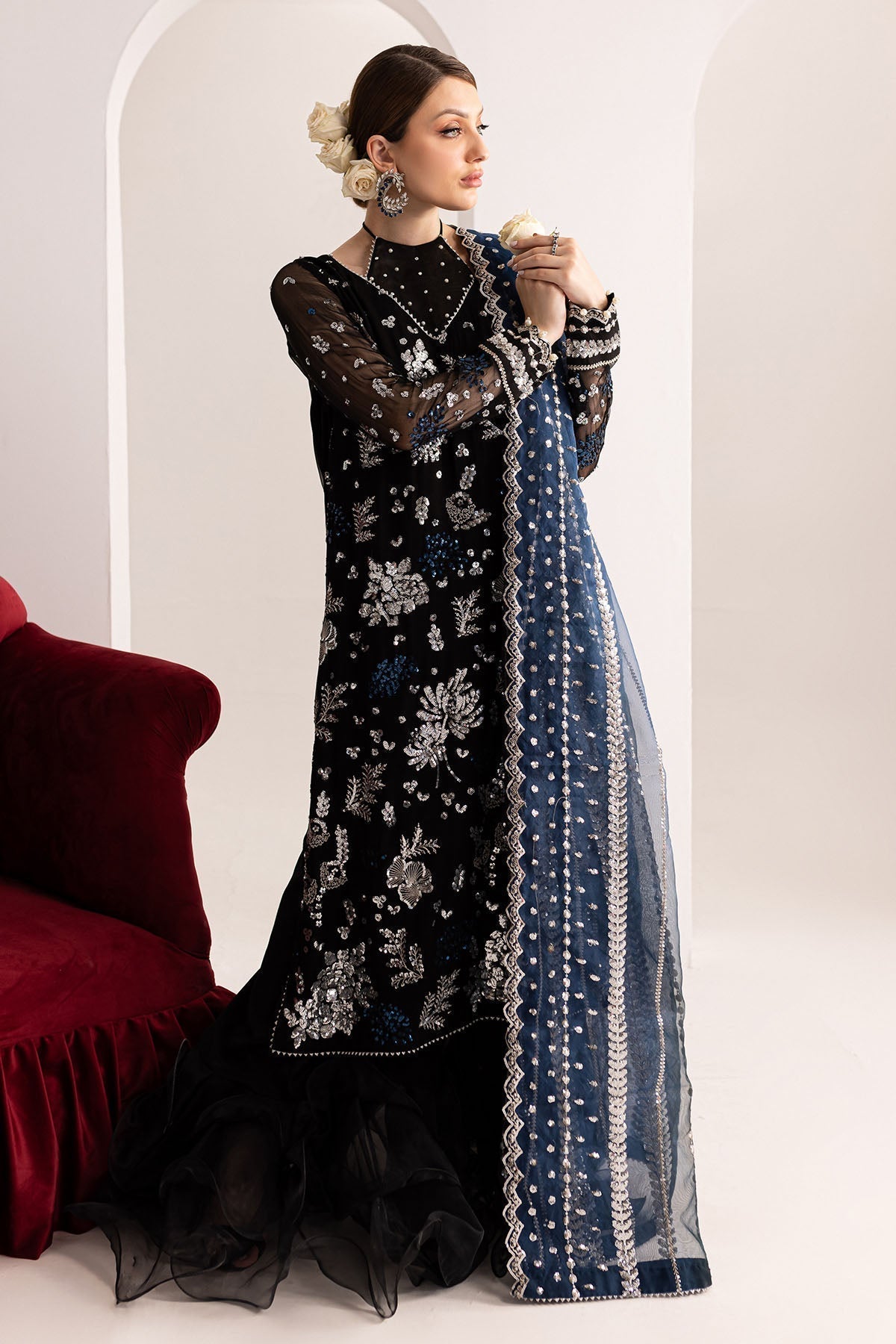 Nureh | Fancy Formals | NP-517 - Pakistani Designer Dress - by Nureh | Type: Formal - 100% Original at Saira Sultan
