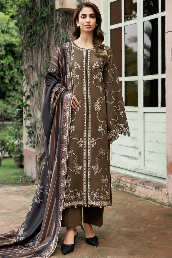 Farasha | Eminence Khaddar 25 | Stonepetal by Farasha - Designer Dress - Type : Ladies Clothes - Available at Saira Sultan - 100% Original 