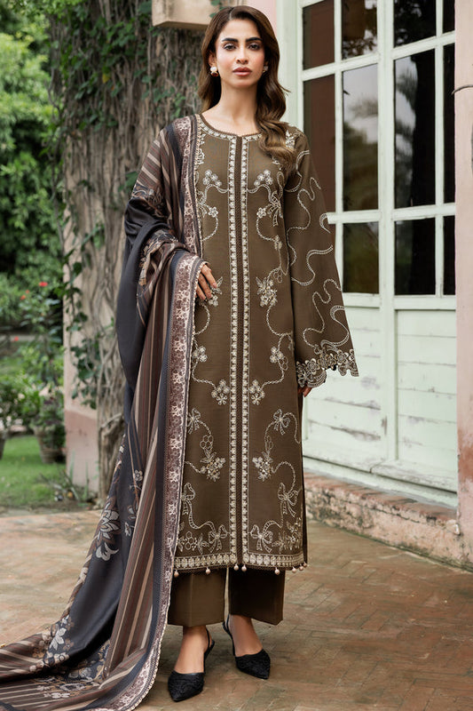 Farasha | Eminence Khaddar 25 | Stonepetal by Farasha - Designer Dress - Type : Ladies Clothes - Available at Saira Sultan - 100% Original 