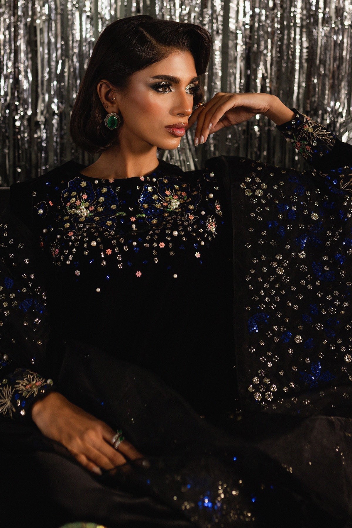 Nureh | Tiny Twinkles | Moonbeam TW-08 XL Black Velvet