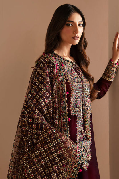Jazmin | Velvet Edit 24 | VF-2022 L Dark Maroon Velvet
