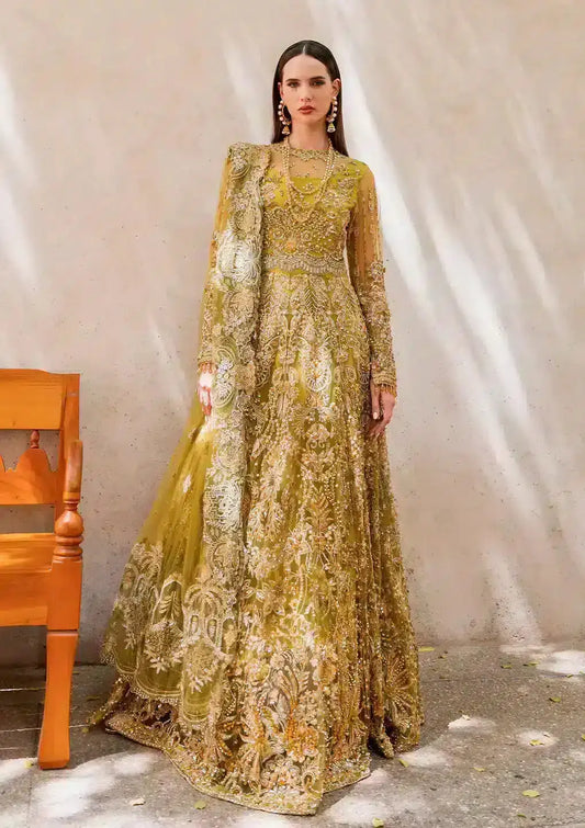 Elaf Premium | Evara Wedding 23 | EEB-05 HENNA - Pakistani Designer Dress - by Elaf Premium | Type: Bridal - 100% Original at Saira Sultan