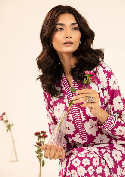 Elaf Premium | Pret 25 | EPT-02 IVERA L Magenta Lawn