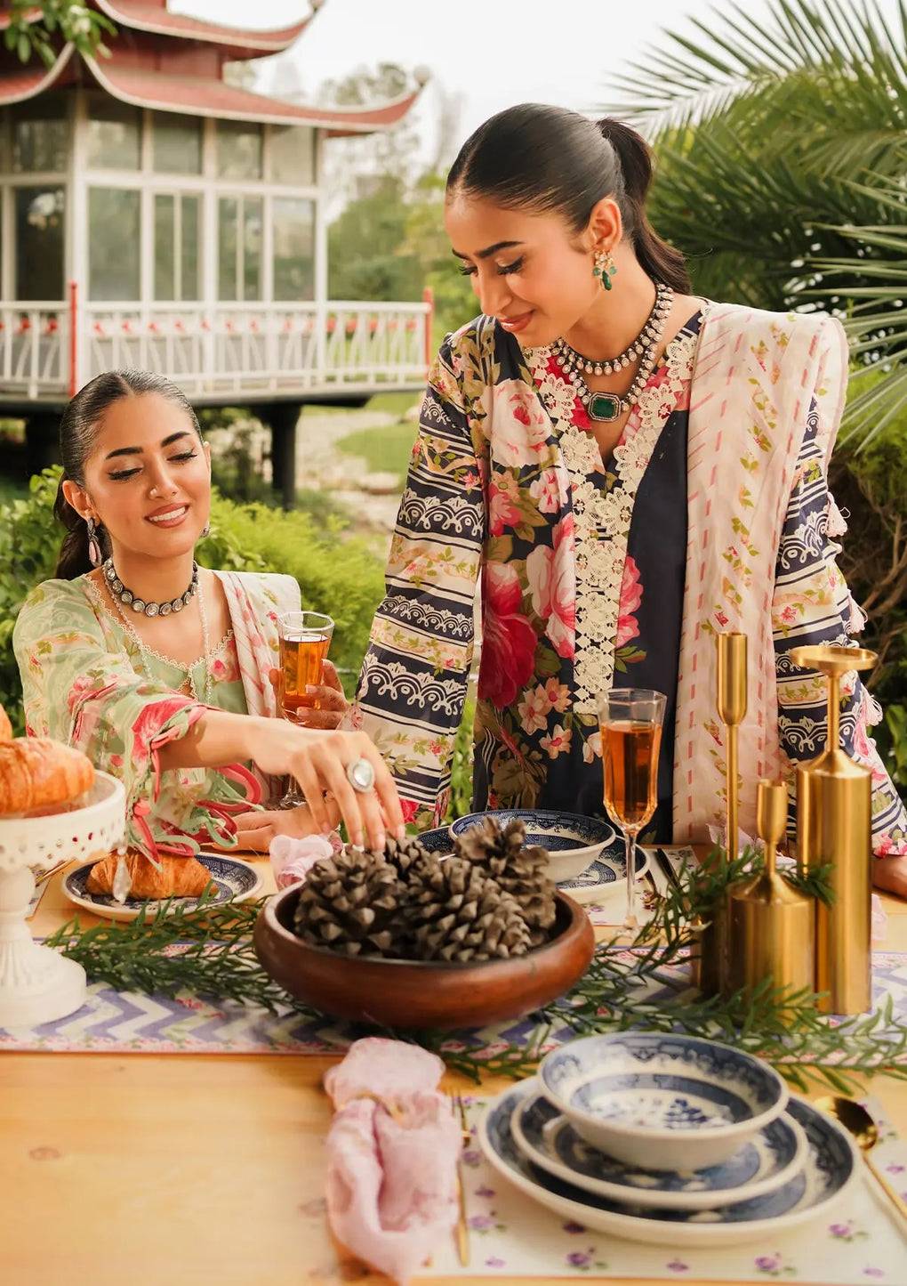 Elaf Premium | Printed Collection 24 | EEP-05A - Mint To Be - Pakistani Designer Dress - by Elaf Premium | Type: Casuals - 100% Original at Saira Sultan