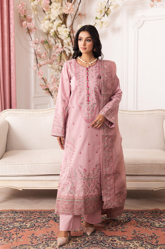 Maryum N Maria | Mira Luxury Lawn | MEHAR - FS50102 XS Pink Lawn