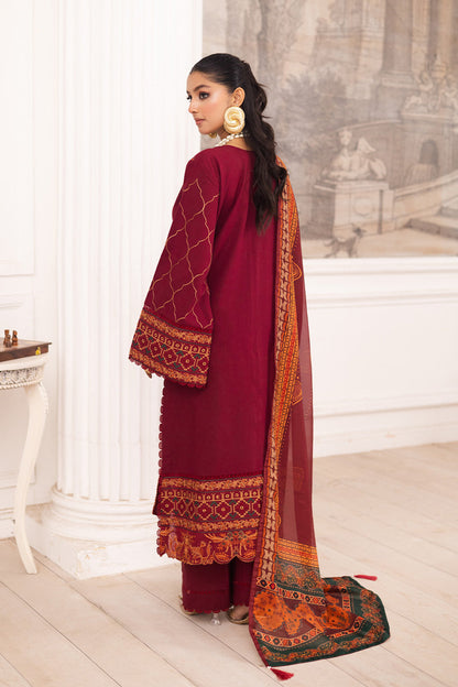 Maryum N Maria | Mira Luxury Lawn | SAHAR - FS50114 S Carmine Lawn