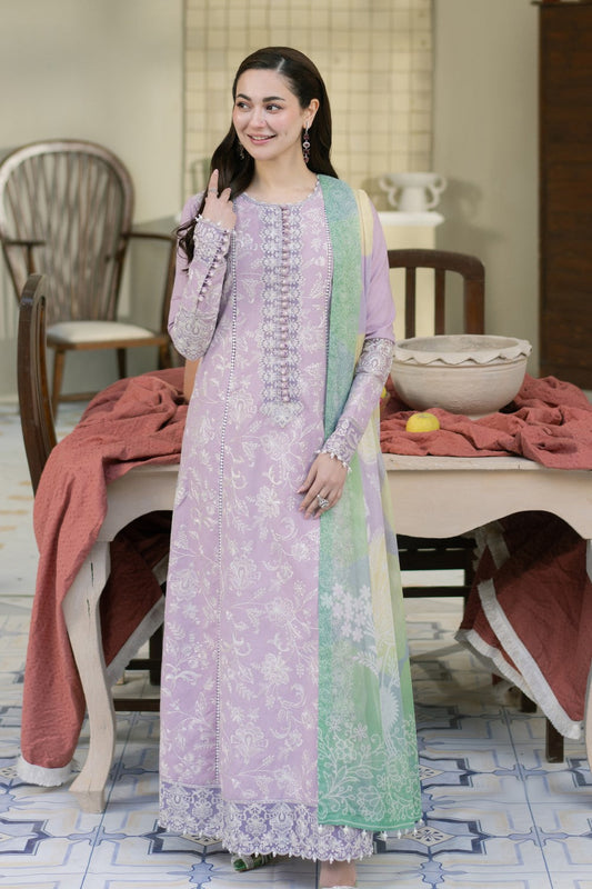 Maryum N Maria | Luxury Lawn 25 | ALEIA - MS50115 XS Lilac Lawn