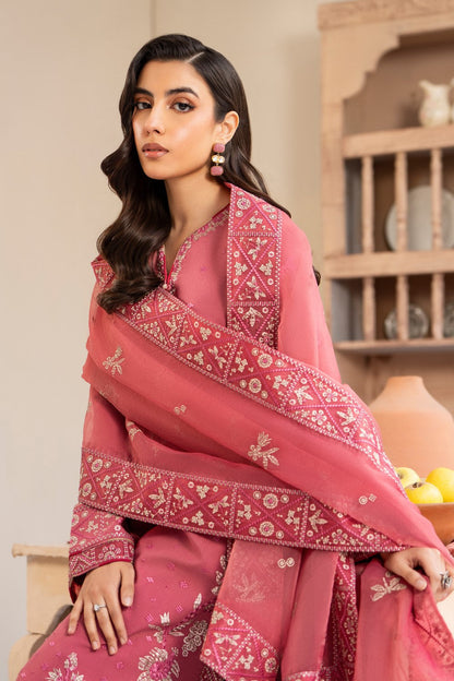 Maryum N Maria | Luxury Lawn 25 | ADRA - MS50118 M Pink Lawn
