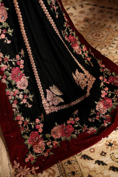 Iznik | Velvet 25 | IV-59 Embroidered Velvet by Iznik - Designer Dress - Type : Ladies Clothes - Available at Saira Sultan - 100% Original 