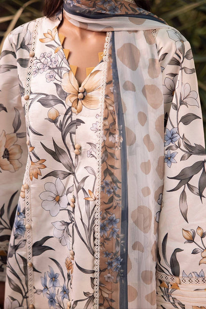 Alizeh | Sheen Lawn Prints 24 | GARDENIA - Pakistani Designer Dress - by Alizeh | Type: Casuals - 100% Original at Saira Sultan