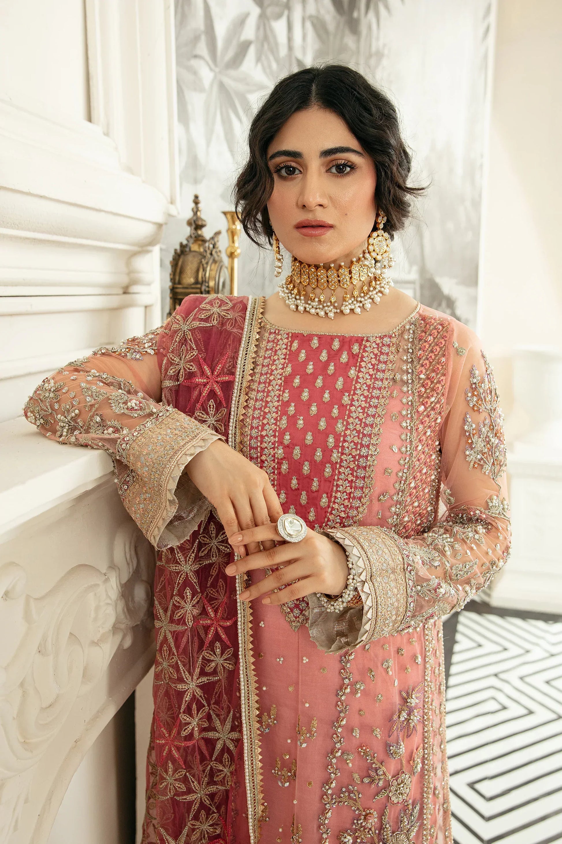 Ezra | Wedding Collection | Sahiba - Pakistani Designer Dress - by Ezra | Type: Bridal - 100% Original at Saira Sultan