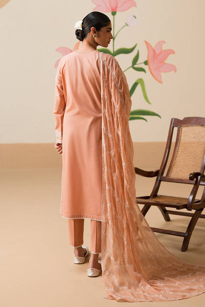 Cross Stitch | Chikankari Lawn Collection | P-03 - Pakistani Designer Dress - by Cross Stitch | Type: Luxury - 100% Original at Saira Sultan