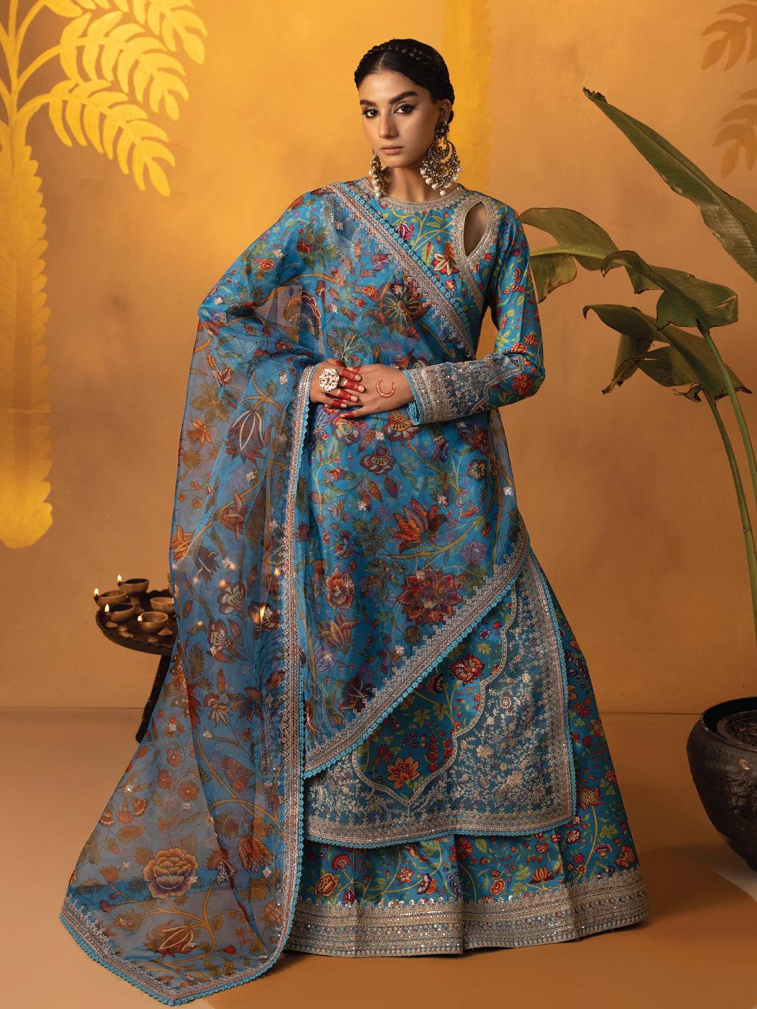 Faiza Faisal | Signature Pret Eid Edit | Oceane - Pakistani Designer Dress - by Faiza Faisal | Type: Luxury - 100% Original at Saira Sultan