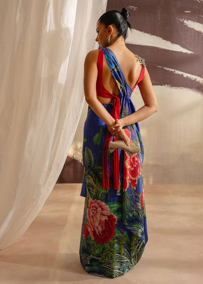 Mahgul | Eye of Cemal | Bold Breeze S Blue Korean Raw Silk
