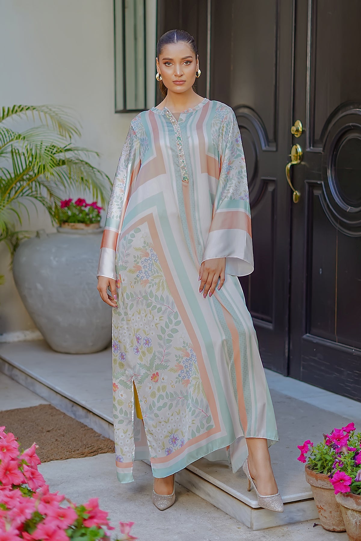 Erum Khan | Nue Pret | Whisper Blush - Pakistani Designer Dress - by Erum Khan - Type : Ladies Clothes - 100% Original at Saira Sultan