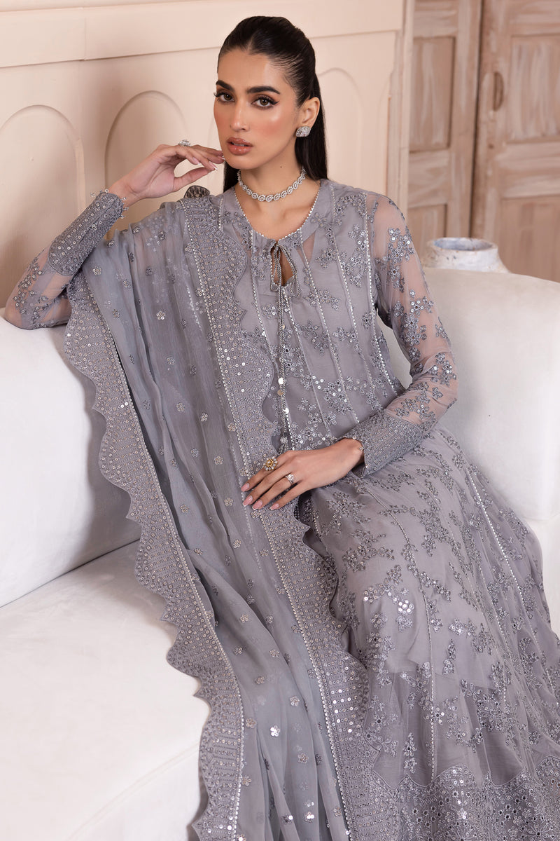 Jazmin | Formals Collection | CHIFFON UC-3045 - Pakistani Designer Dress - by Jazmin | Type: Formal - 100% Original at Saira Sultan