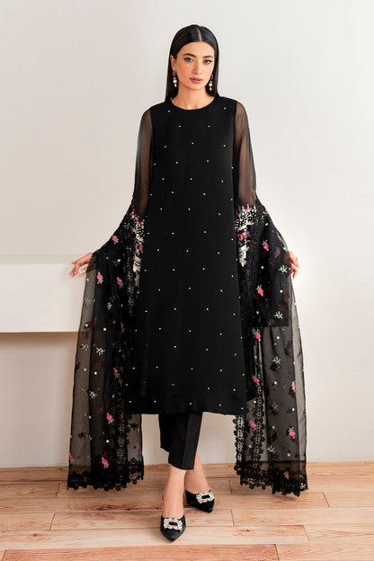 Baroque | Formal Collection | CHIFFON UF-682 XL Black Chiffon