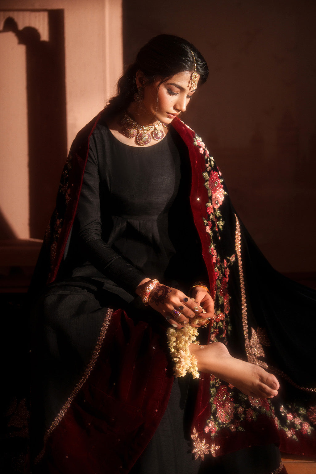 Iznik | Velvet 25 | IV-59 Embroidered Velvet by Iznik - Designer Dress - Type : Ladies Clothes - Available at Saira Sultan - 100% Original 