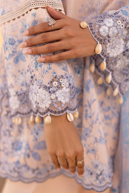 Cross Stitch | Eid Lawn 24 | PEACH - Pakistani Designer Dress - by Cross Stitch | Type: Luxury - 100% Original at Saira Sultan