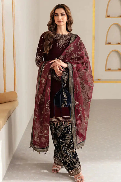Jazmin | Velvet 23 | VF-2018 - Pakistani Designer Dress - by Jazmin | Type: Formal - 100% Original at Saira Sultan