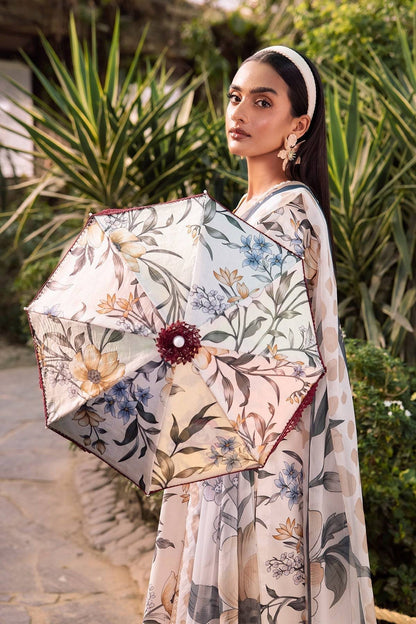 Alizeh | Sheen Lawn Prints 24 | GARDENIA - Pakistani Designer Dress - by Alizeh | Type: Casuals - 100% Original at Saira Sultan