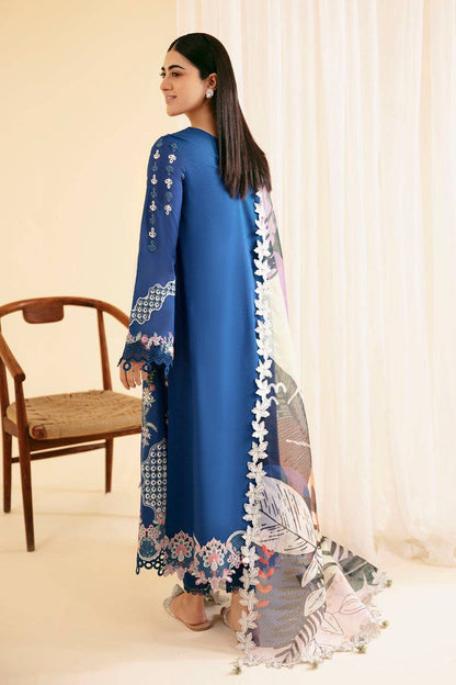 Qalamkar | Qlinekari Luxury Lawn | SQ-08 ZEL - Pakistani Designer Dress - by Qalamkar | Type: Luxury - 100% Original at Saira Sultan