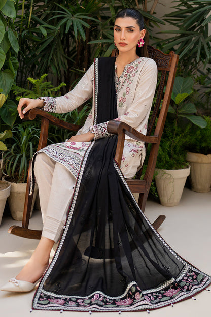 Jazmin | Summer Lawn 25 | IL-SS24-D8 L Beige Lawn