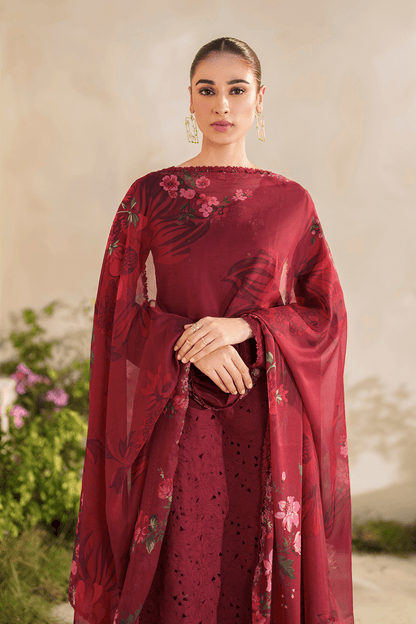 Iznik | Festive lawn 24 | SFL-02 - Pakistani Designer Dress - by Iznik | Type: Luxury - 100% Original at Saira Sultan