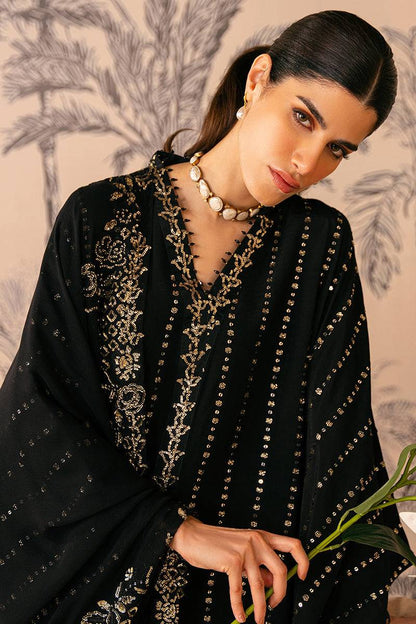 Cross Stitch | Luxe Atelier 24 | MYSTIC RAVEN - Pakistani Designer Dress - by Cross Stitch | Type: Luxury - 100% Original at Saira Sultan