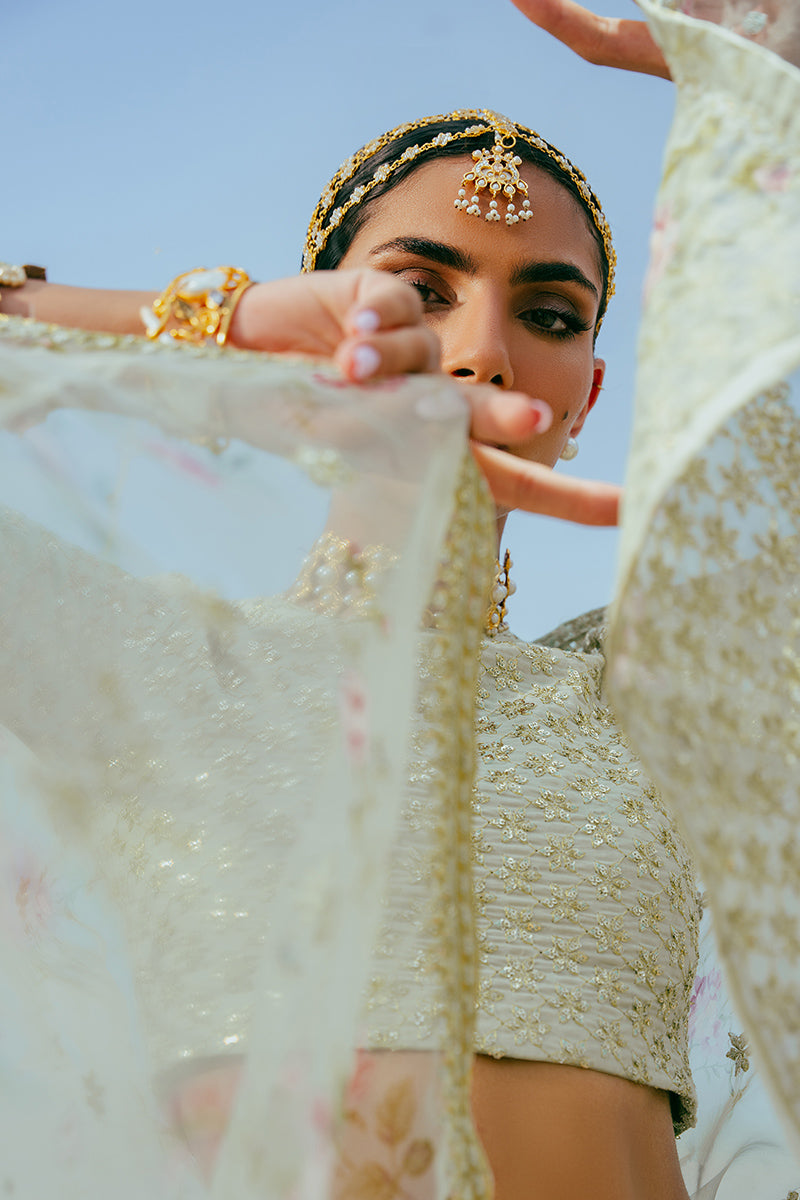 Cross Stitch | Wedding Collection 24 | TRANQUIL HAZE - Pakistani Designer Dress - by Cross Stitch | Type: Formal - 100% Original at Saira Sultan