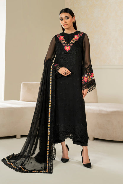 Baroque | Luxury Pret 25 | EMBROIDERED CHIFFON PR-1144 - Pakistani Designer Dress - by Baroque - Type : Ladies Clothes - 100% Original at Saira Sultan