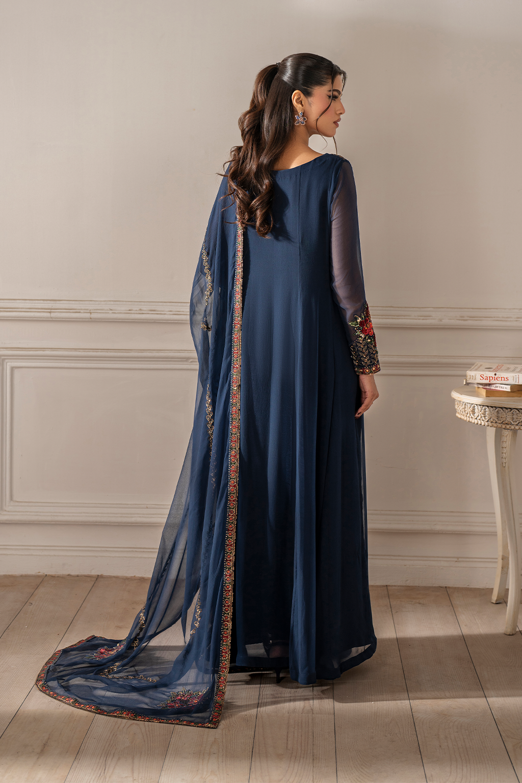 Iznik I Festive Formal I UE-412 Embroidered Chiffon - Pakistani Designer Dress - by Iznik - Type : Ladies Clothes - 100% Original at Saira Sultan