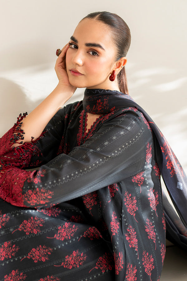 Baroque | Luxury Pret 24 | LAWN UF-675 - Pakistani Designer Dress - by Baroque | Type: Luxury - 100% Original at Saira Sultan