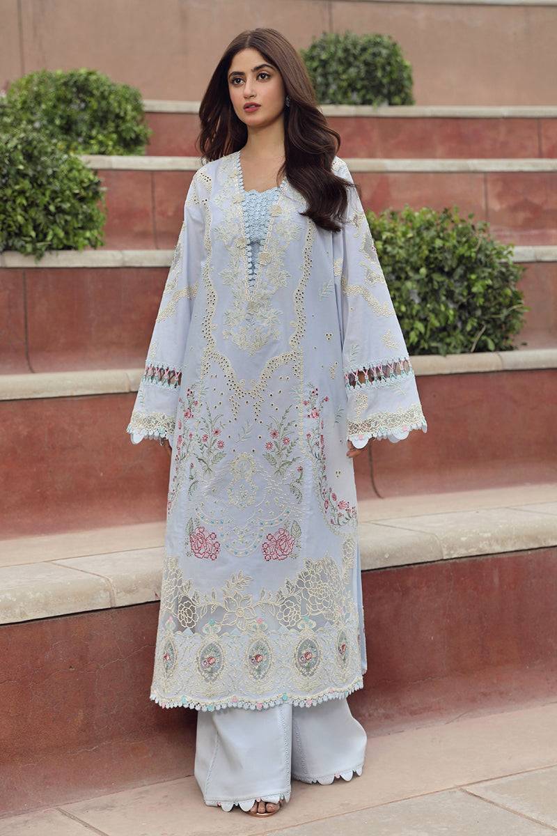 Qalamkar | Festive Lawn 2024 | PS-10 ZAIB - Pakistani Designer Dress - by Qalamkar | Type: Luxury - 100% Original at Saira Sultan