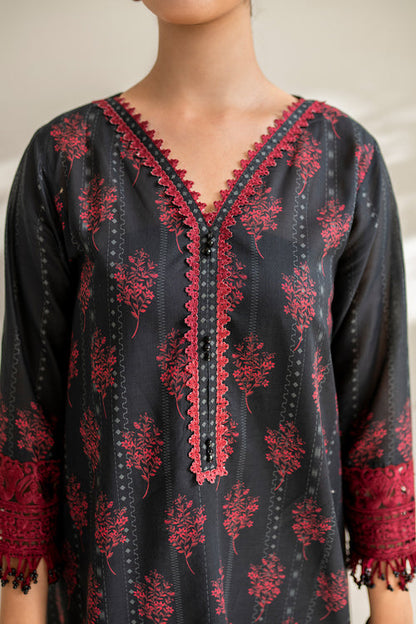 Baroque | Luxury Pret 24 | LAWN UF-675 - Pakistani Designer Dress - by Baroque | Type: Luxury - 100% Original at Saira Sultan