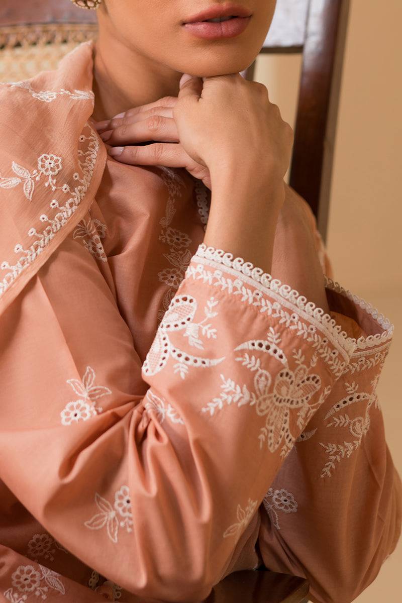 Cross Stitch | Chikankari Lawn Collection | P-03 - Pakistani Designer Dress - by Cross Stitch | Type: Luxury - 100% Original at Saira Sultan