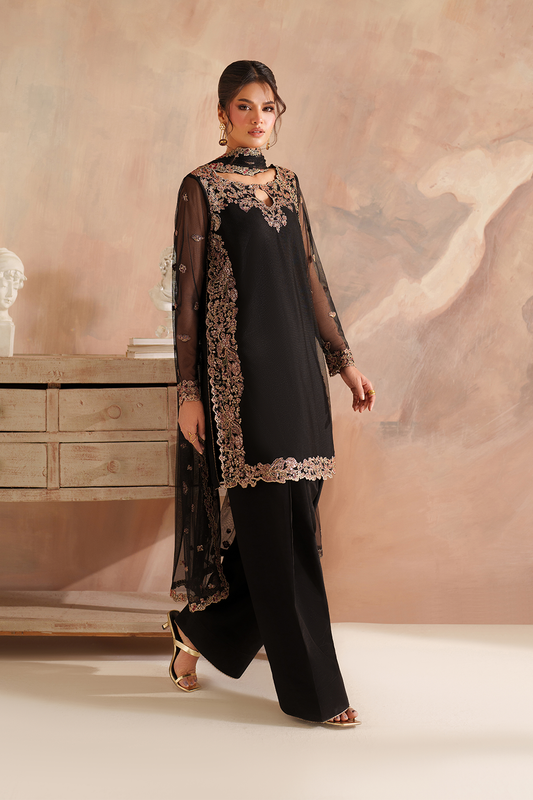 Iznik I Festive Formal I CC-77 Embroidered Net - Pakistani Designer Dress - by Iznik - Type : Ladies Clothes - 100% Original at Saira Sultan